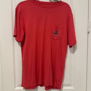 Vineyard Vines Red Short Sleeve Tee- Medium